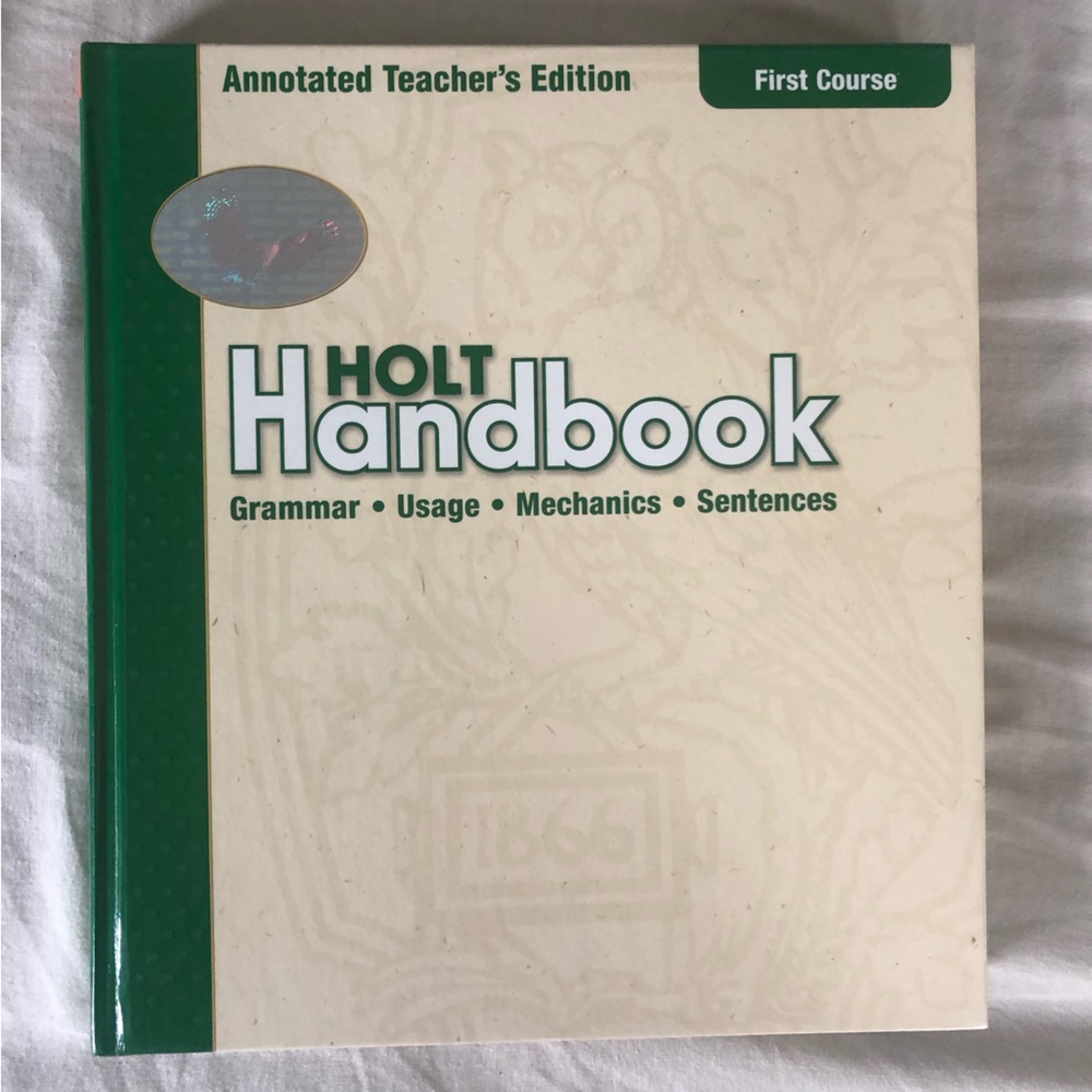 Hold Handbook First Course Annotated Teachers Edition